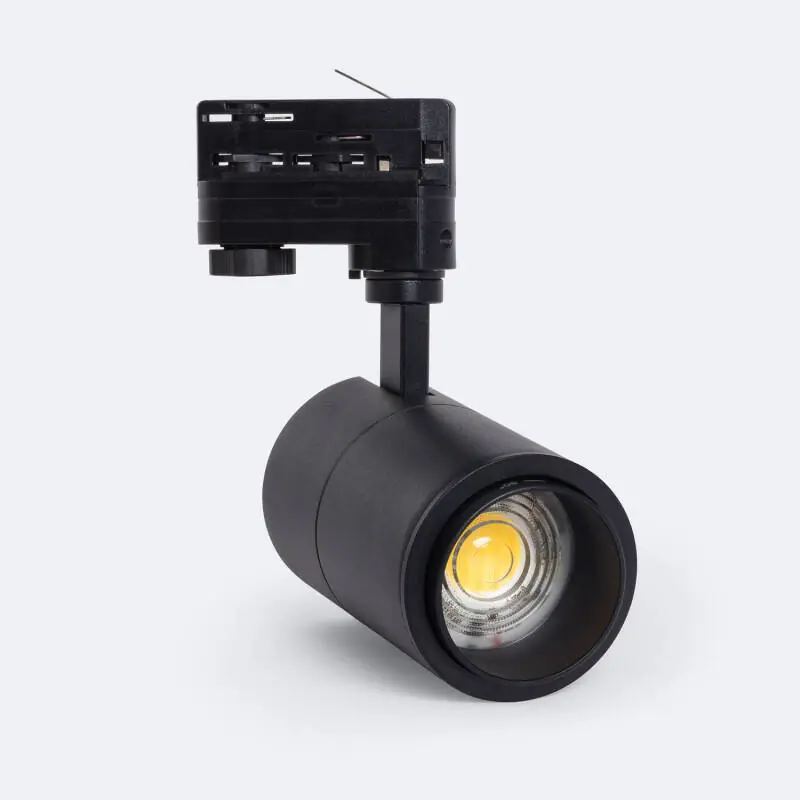 Spot LED sur Rail Triphasé 20W Dimmable CCT Sélectionnable Pulyx Multi-Angle 15-60º