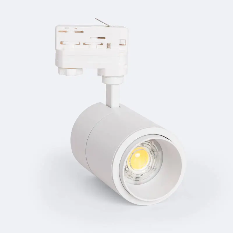 Spot LED sur Rail Triphasé 30W Dimmable Pulyx CCT Sélectionnable Multi-angle 15-60º