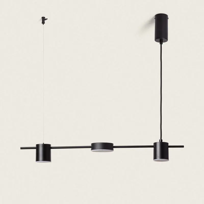 Suspension Linéaire LED 18W Metal et Verre Kurna