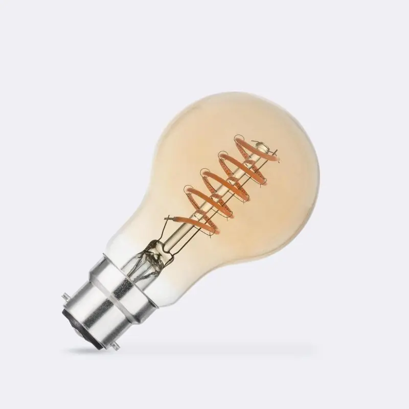 Ampoule à filament LED B22 4W 300 lm A60 avec detecteur crépusculaire