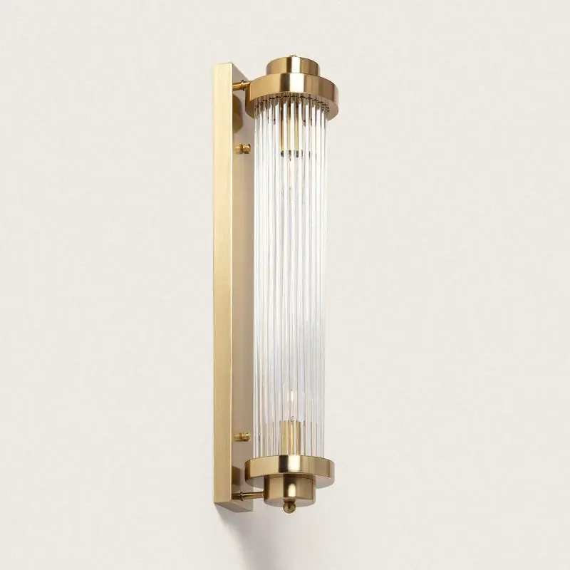 Lampe Murale Métal et Verre Marsen