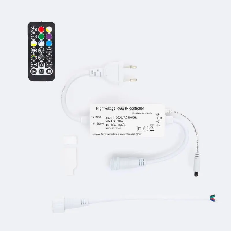 Gaine LED Ronde RGB de 36 LED/m et IP65 alimenté en 220V AC