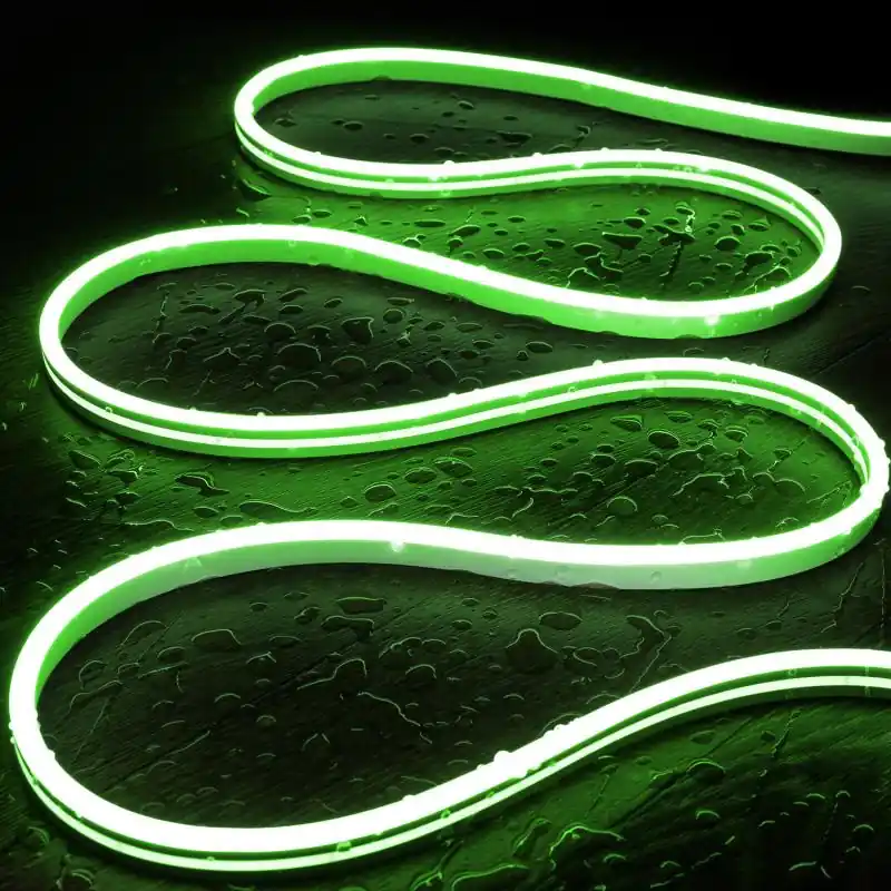 Ruban LED Néon 48V Vert 8W/m Coupe 5cm IP65 NFLEX6 Sur mesure