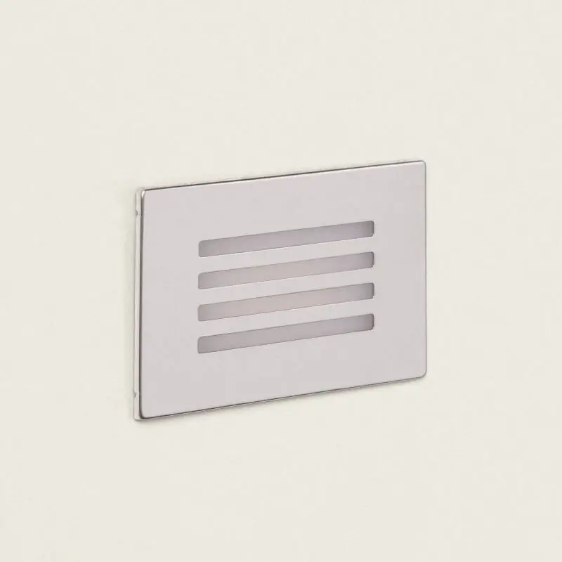 Balise Murale Extérieure LED 3W Acier Inoxydable Encastrable Elis