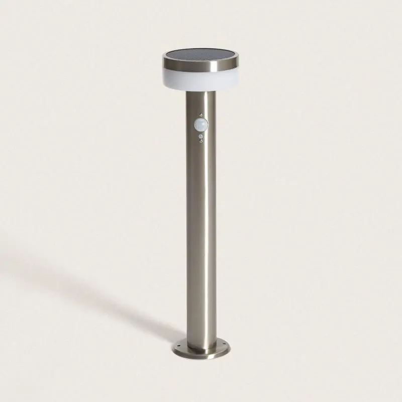 Balise Extérieure sur Pied Solaire LED 50cm Aluminium Ashier