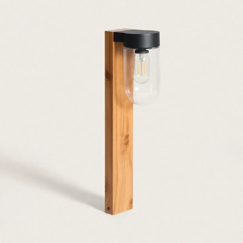 Balise Extérieur en Saillie sur Pied 50cm Acier Inoxydable et Verre Sentinel