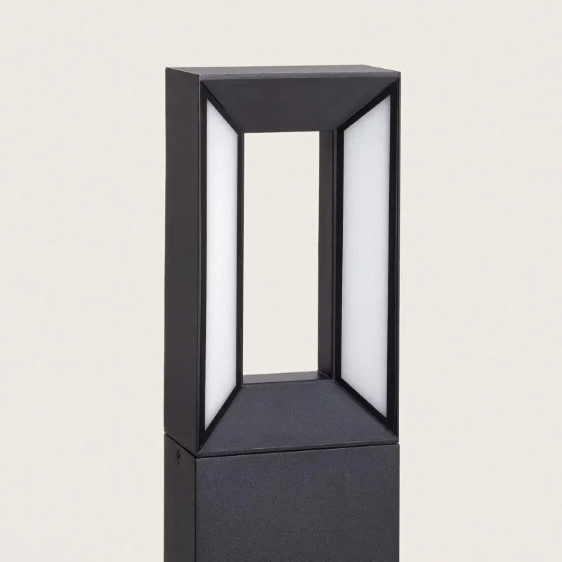 Balise Extérieure LED 50cm 2x6W Aluminium Trimel Noire