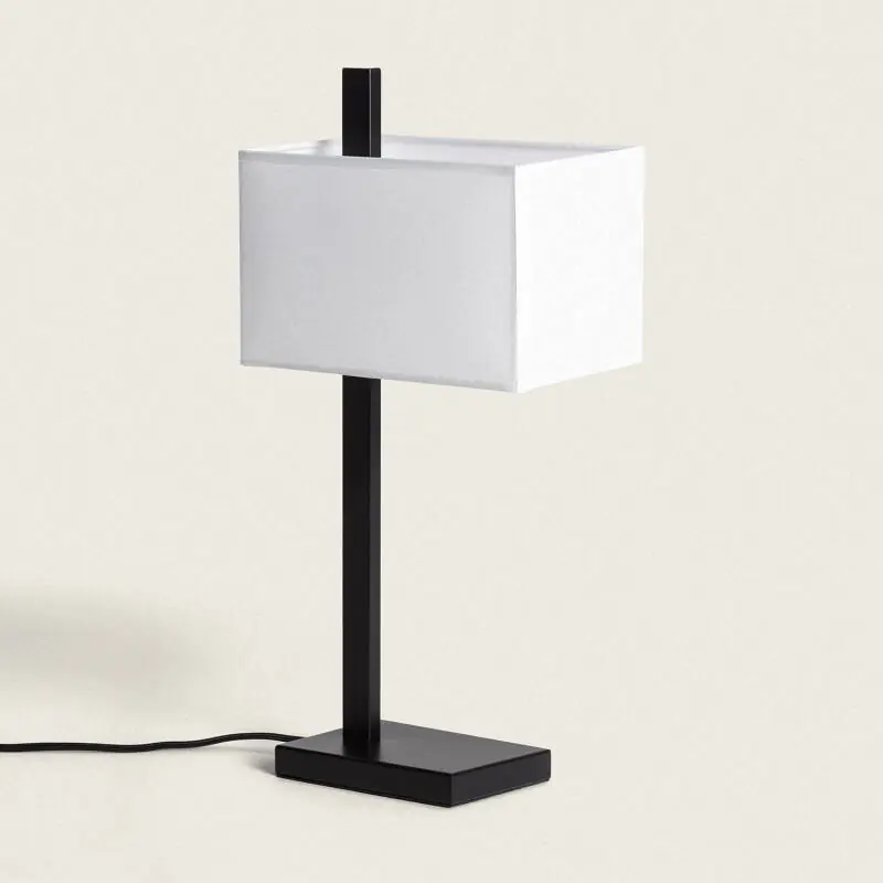 Lampe à Poser Métal et Tissu Malena