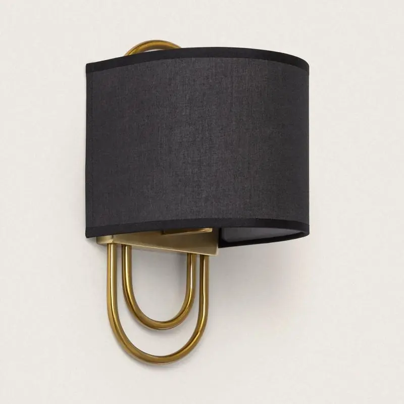 Lampe Murale Métal et Tissu Olivia
