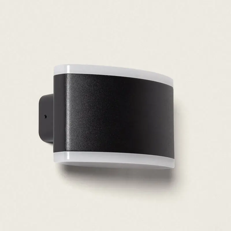 Applique Murale Extérieure LED 15W Éclairage Rectangulaire Noire Aluminium Bertol