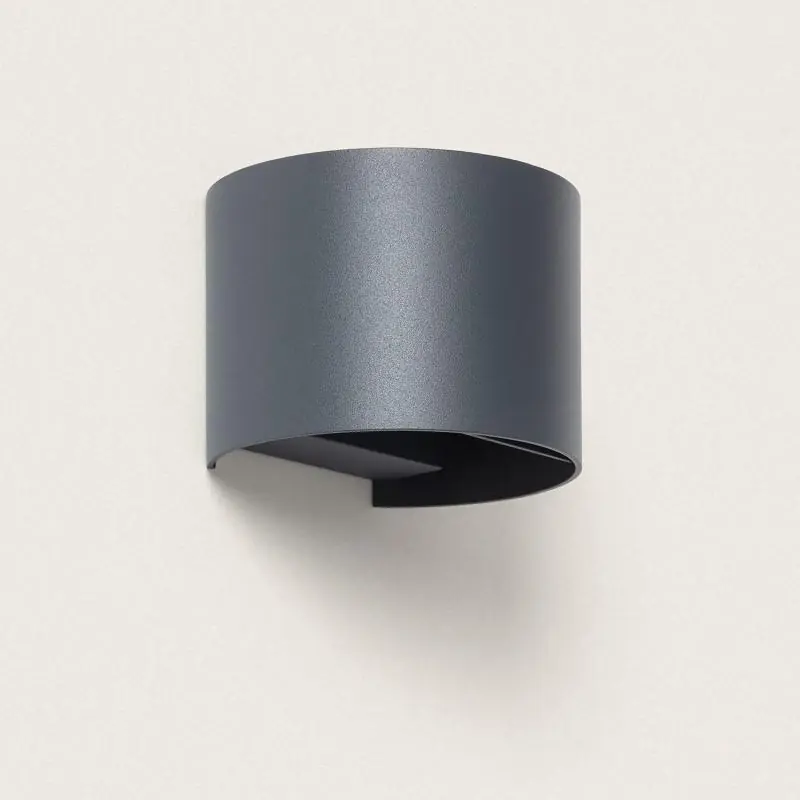 Applique Murale LED 10 W Extérieure Aluminium CCT Sélectionnable Éclairage Double Face en Iridix Round