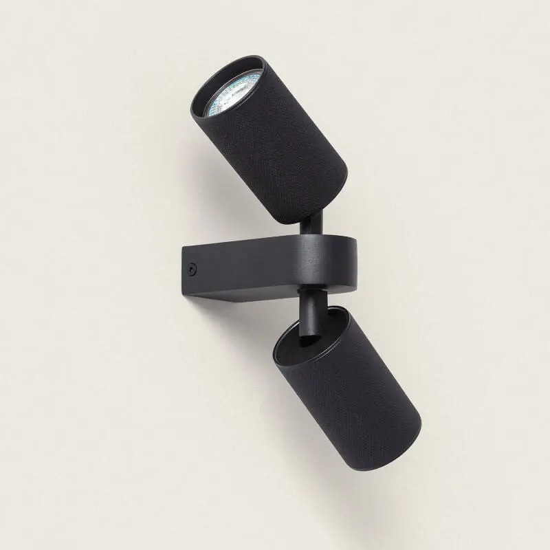 Applique Murale Orientable Aluminium Breixo 2 Spots