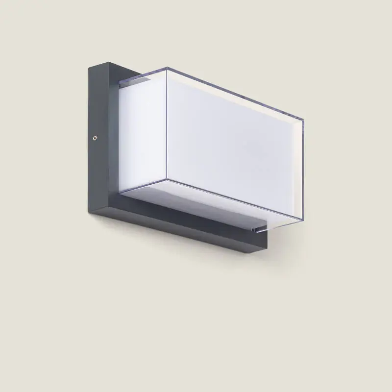 Applique Murale Extérieure LED 12W Aluminium CCT Sélectionnable Double Éclairage Caelia