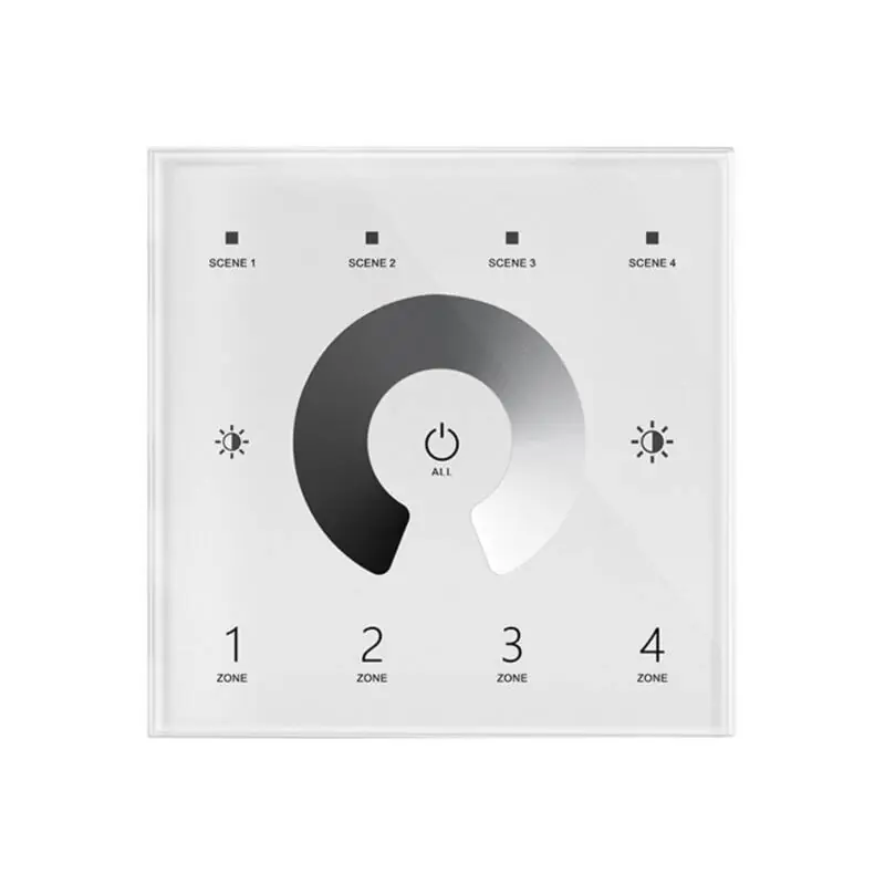 Panneau Tactile DMX Master Monochrome 4 Zones SKYDANCE T11