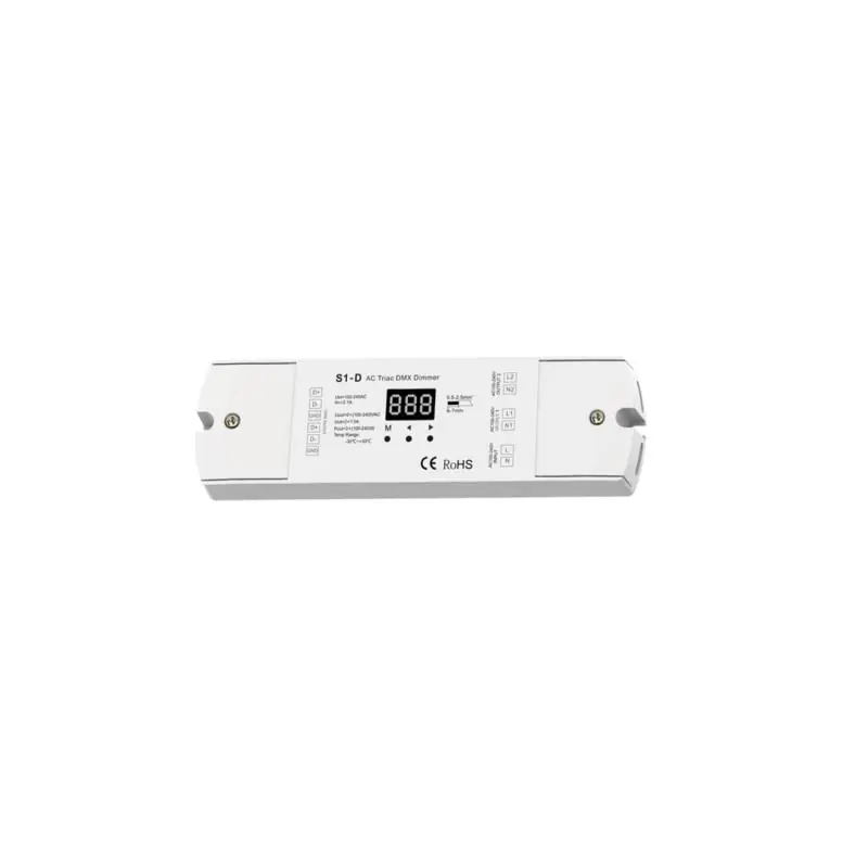Contrôleur LED TRIAC AC DMX512 et RDM 2 Canaux 1A SKYDANCE S1-D