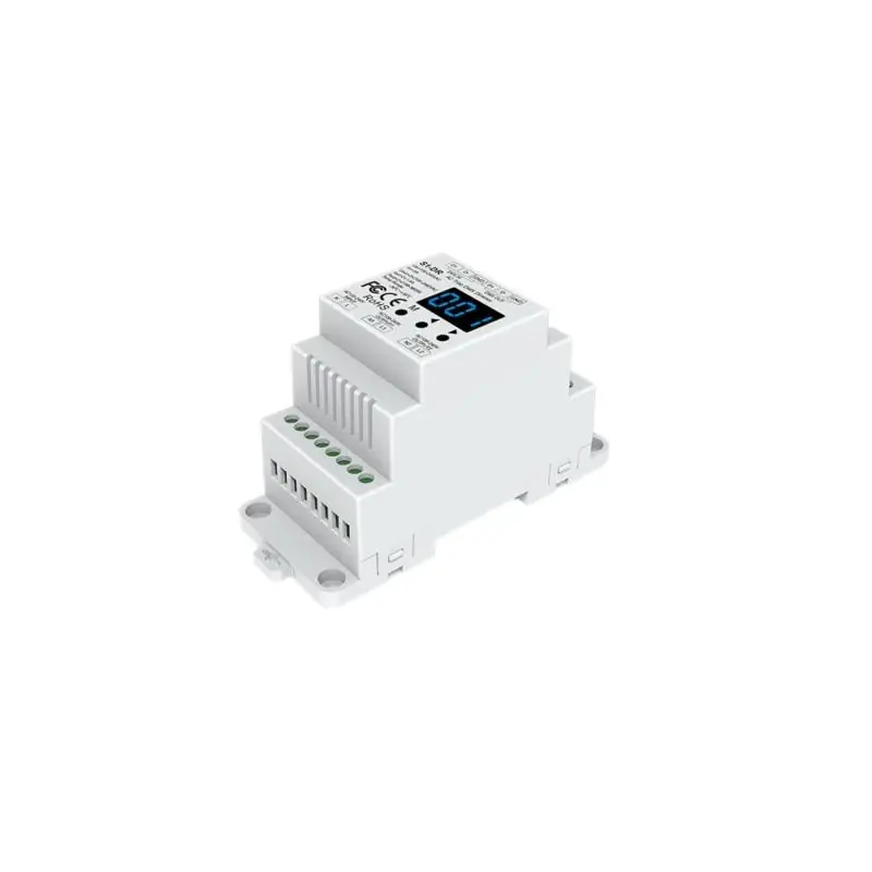 Contrôleur LED TRIAC AC DMX512 et RDM 2 Canaux 1,5 A SKYDANCE S1-DR pour Rail DIN