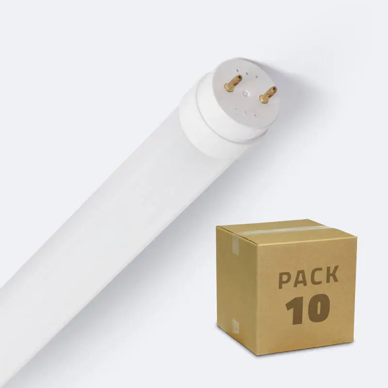 Tube LED Verre T8 150 cm Connexion Latérale 22W 140lm/W (Pack 10 un)