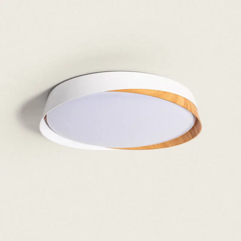 Plafonnier LED 28W Rond Ø420 mm CCT Sélectionnable Nil