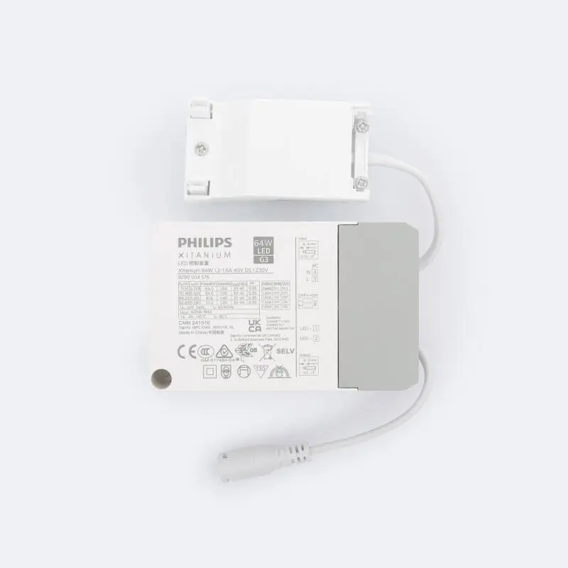 Driver Philips Xitanium 220-240V No Flicker Sortie30-40V 1600mA 64W 9290 014 235