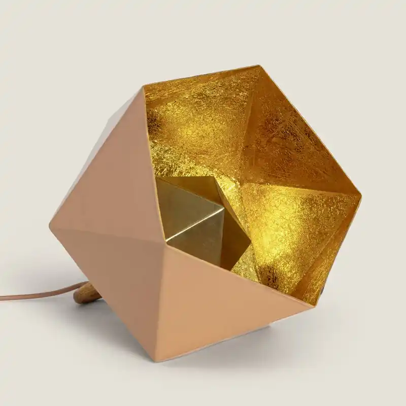 Lampe à Poser Métal Gold Elia