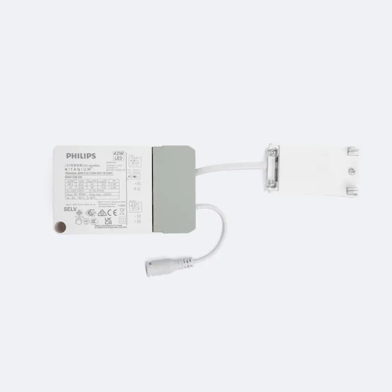 Driver Philips Xitanium Dimmable TRIAC 220-240V No Flicker Sortie de 30-40V à 1050mA 42W 9290 028 051