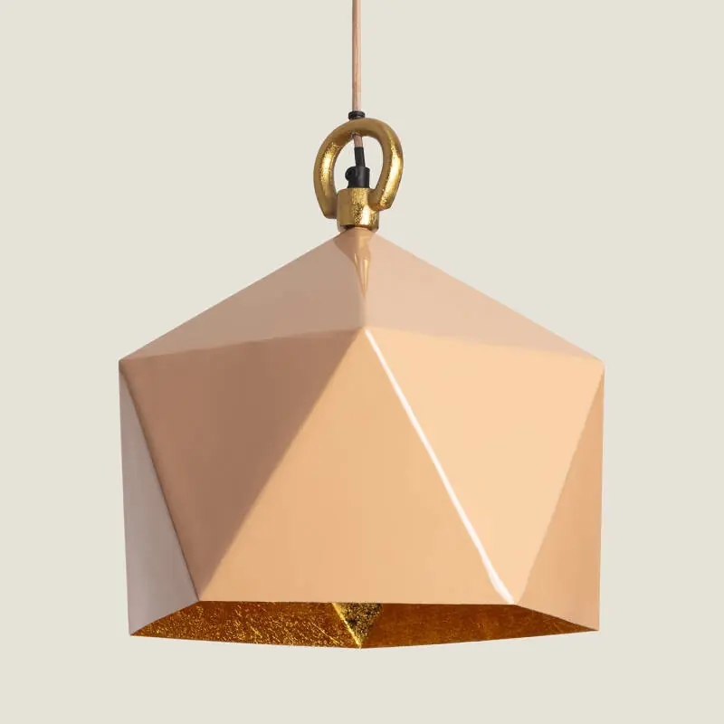 Suspension Métal Gold Elia