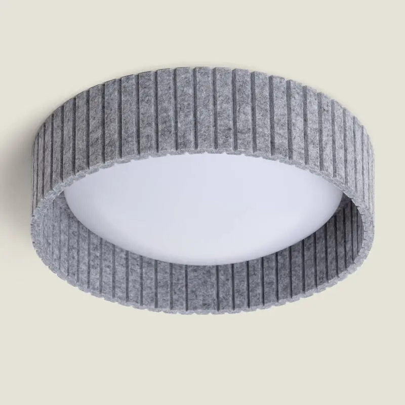 Plafonnier LED 18W Rond Feutre Ø400 mm CCT Sélectionnable Kaptyn