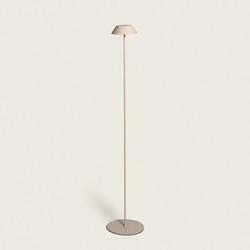 Lampadaire LED Portable Extérieur avec Batterie USB Rechargeable Métal Hoima