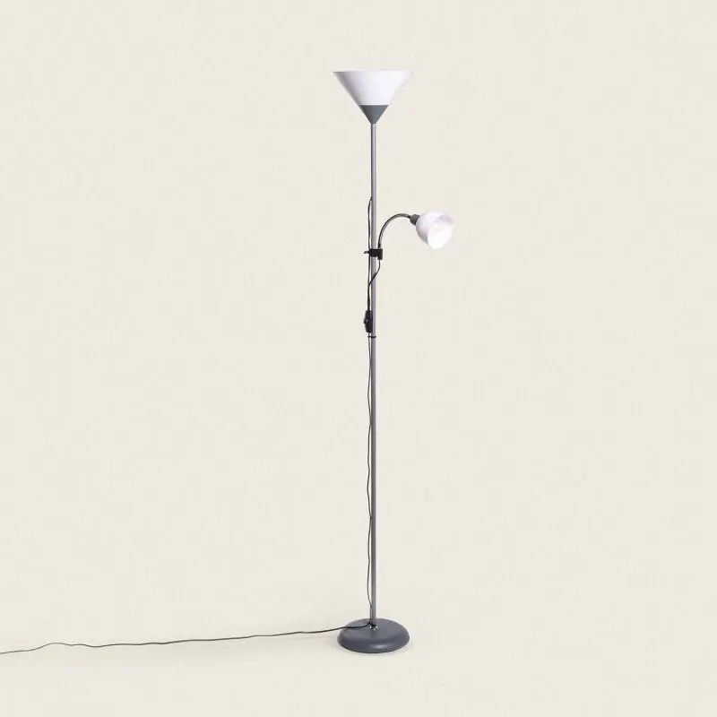 Lampadaire Métal avec Lumière de Lecture Ander