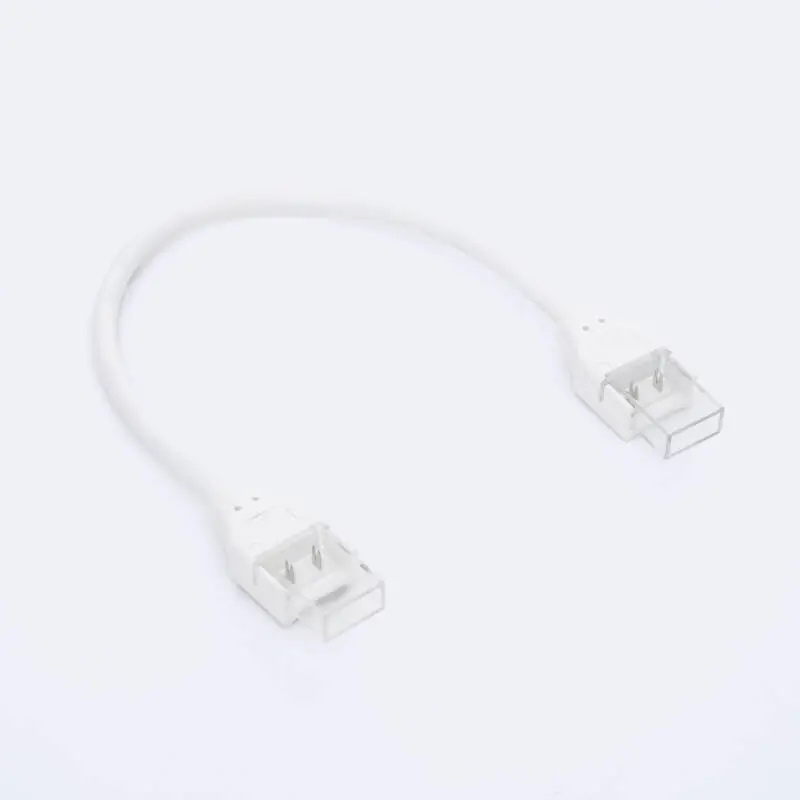 Connecteur Hippo Double avec Câble pour Ruban SILICONE FLEX SMD & COB Largeur de 10mm