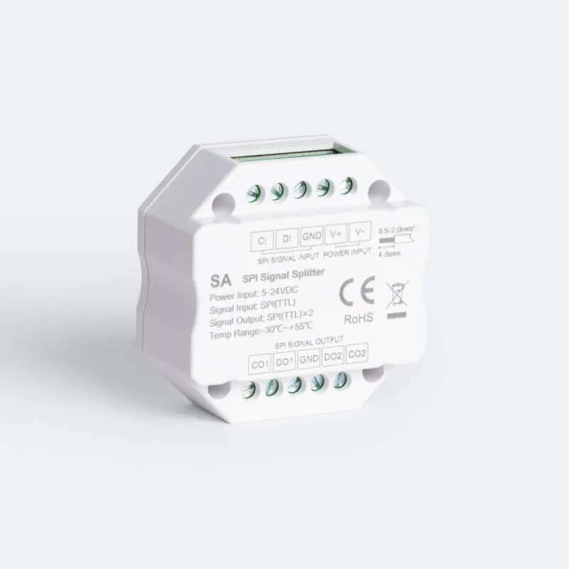 Splitter Diviseur de Signal Digital SPI Monochrome/RGB/RGBW 5-12-24V SKYDANCE SA