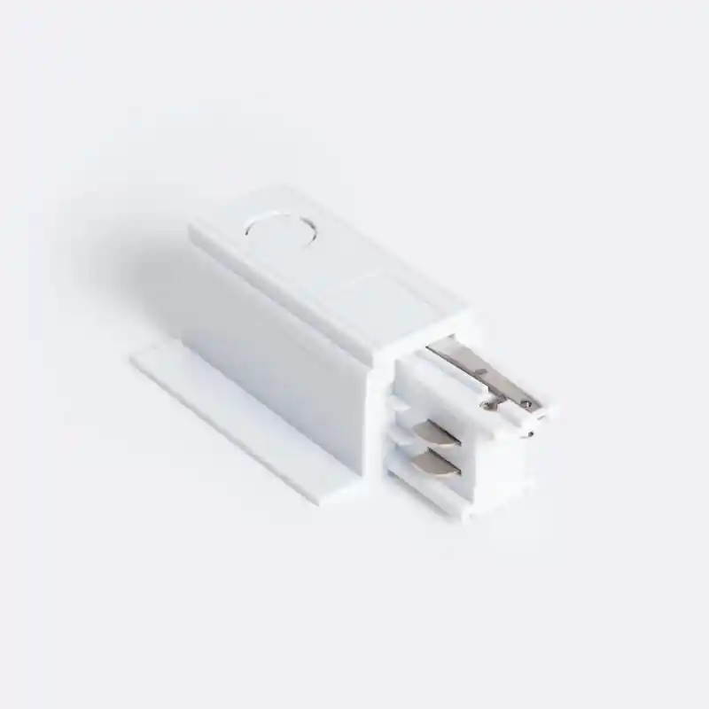 Connecteur “Right Side” Triphasé pour Rail Encastré Aluminium