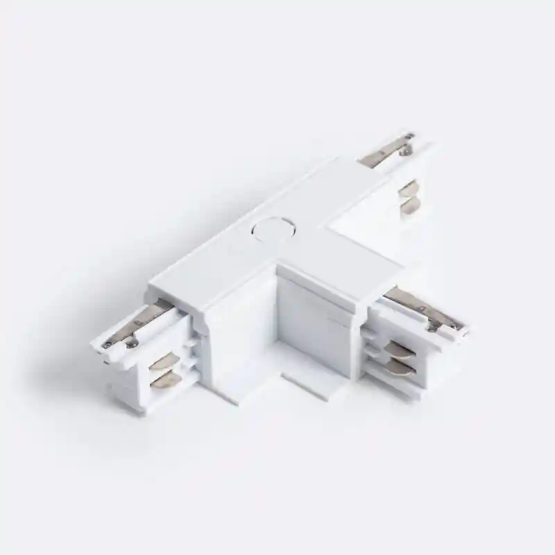 Connecteur ‘Left Side‘ Type T pour Rail Triphasé Borgia Encastré Aluminium