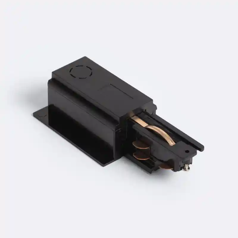 Connecteur ‘Left Side‘ au Résau pour Rail Triphasé DALI Track Encastré Aluminium