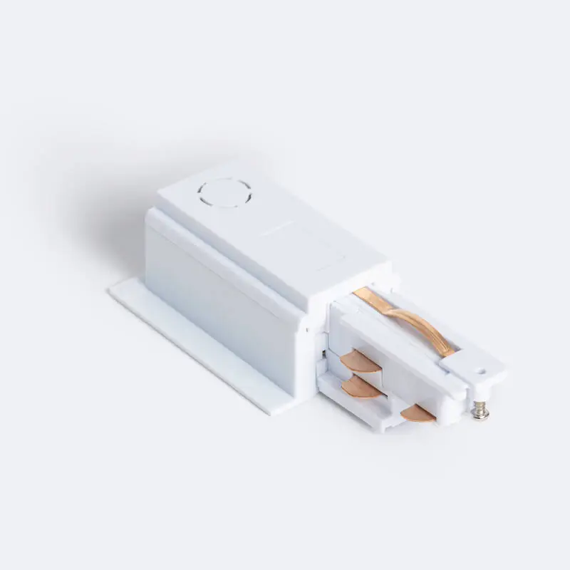 Connecteur ‘Right Side‘ au Résau pour Rail Triphasé DALI Track Encastré Aluminium