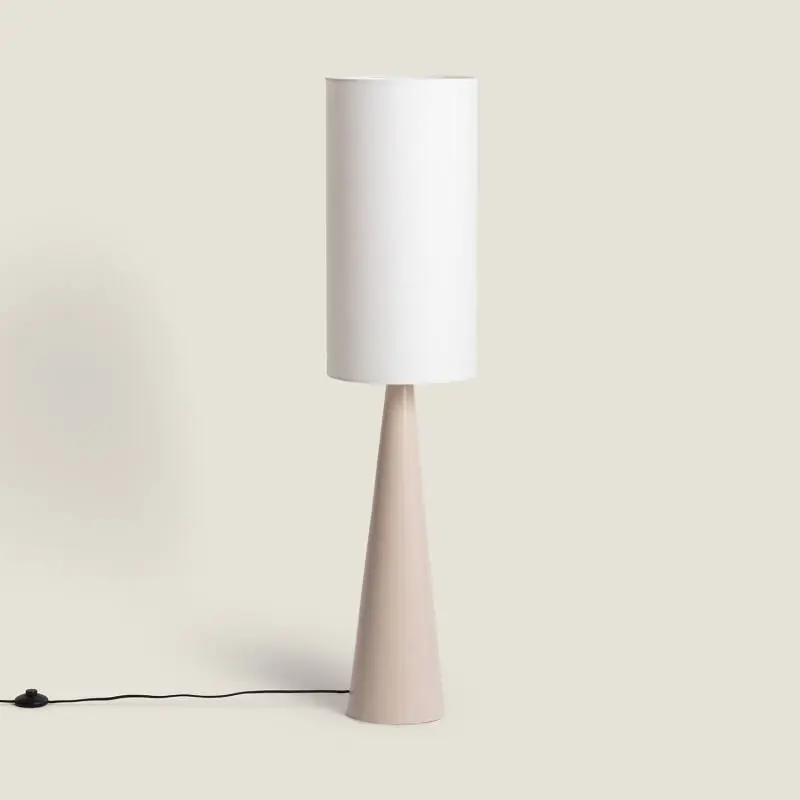 Lampadaire Métal et Tissu Cambaca