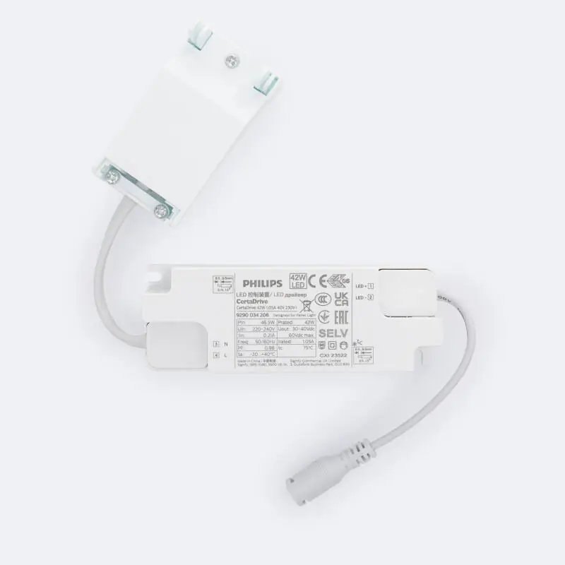 Driver PHILIPS Certadrive 220-240V Sortie 30-40V 1050mA 42W avec Boîtier de Connexions Rapides