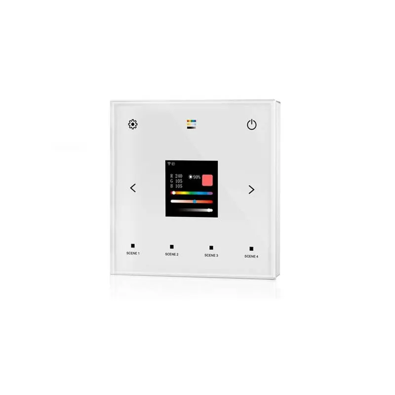 Panneau Tactile WIFI DALI Master DT6/DT8 SKYDANCE TPS-D-WT Compatible avec Télécommande RF
