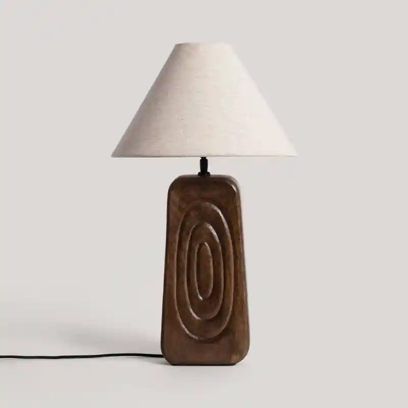 Lampe à Poser Bois Ishana ILUZZIA