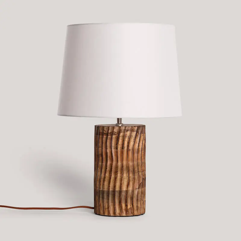 Lampe à Poser Bois Shruti ILUZZIA