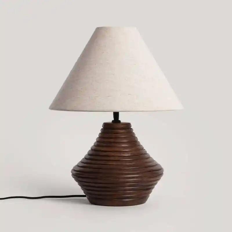 Lampe à Poser Bois Akriti ILUZZIA