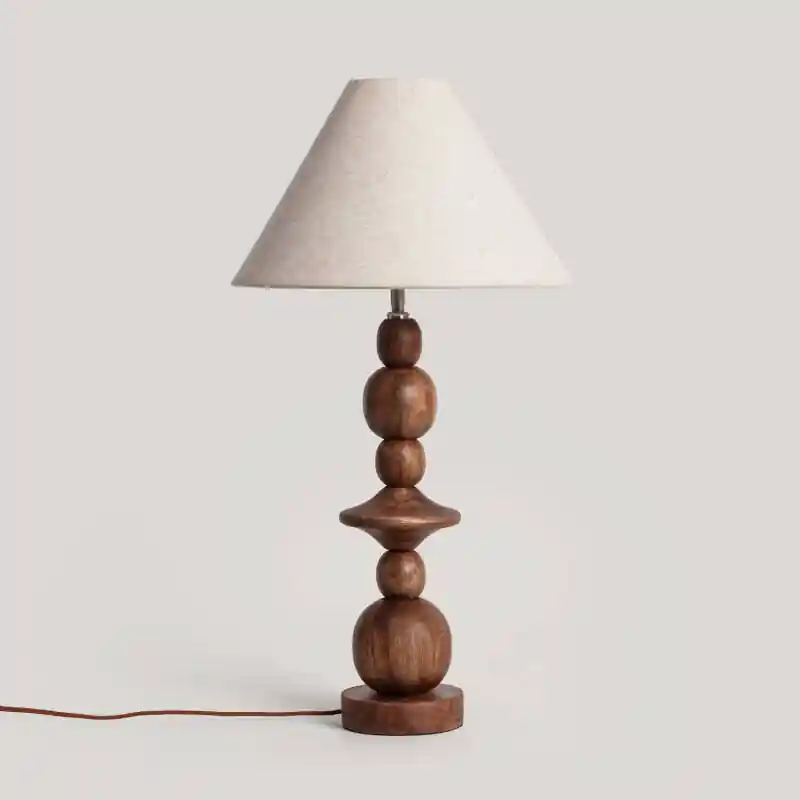 Lampe à Poser Bois Tanish ILUZZIA