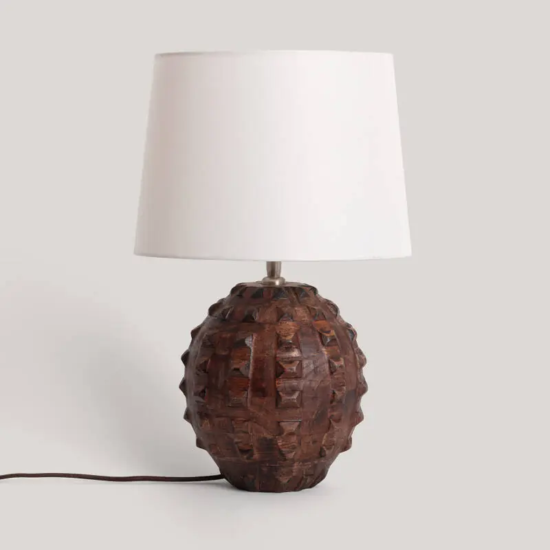 Lampe à Poser Bois Samesh II ILUZZIA