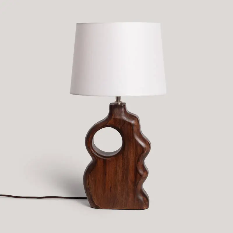 Lampe à poser Bois Hunar V ILUZZIA