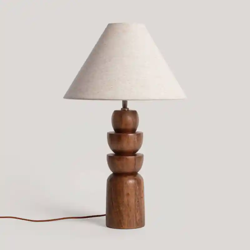 Lampe à Poser Bois Adah ILUZZIA
