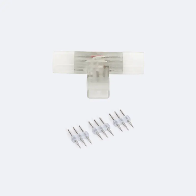 Connecteur Type « T » pour Ruban LED CCT 220V AC Largeur 14 mm