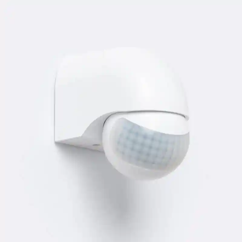 Détecteur de Mouvement PIR Crépusculaire 180º Smart Mural Extérieur IP44