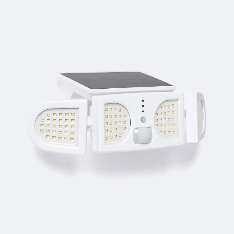 Projecteur solaire LED IP 5W avec détecteur de mouvement PIR et détecteur crépusculaire