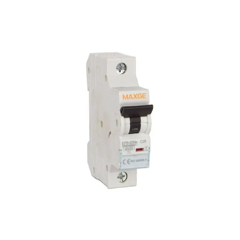 Disjoncteur 1P 4-40A 6kA Courbe C Industriel/Tertiaire/Résidentiel MAXGE Alpha+