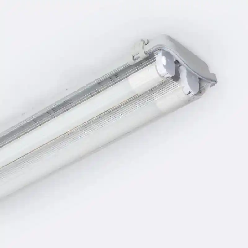 Réglette Étanche 60 cm IP65 avec deux Tubes LED Cristal 9W 140lm/W